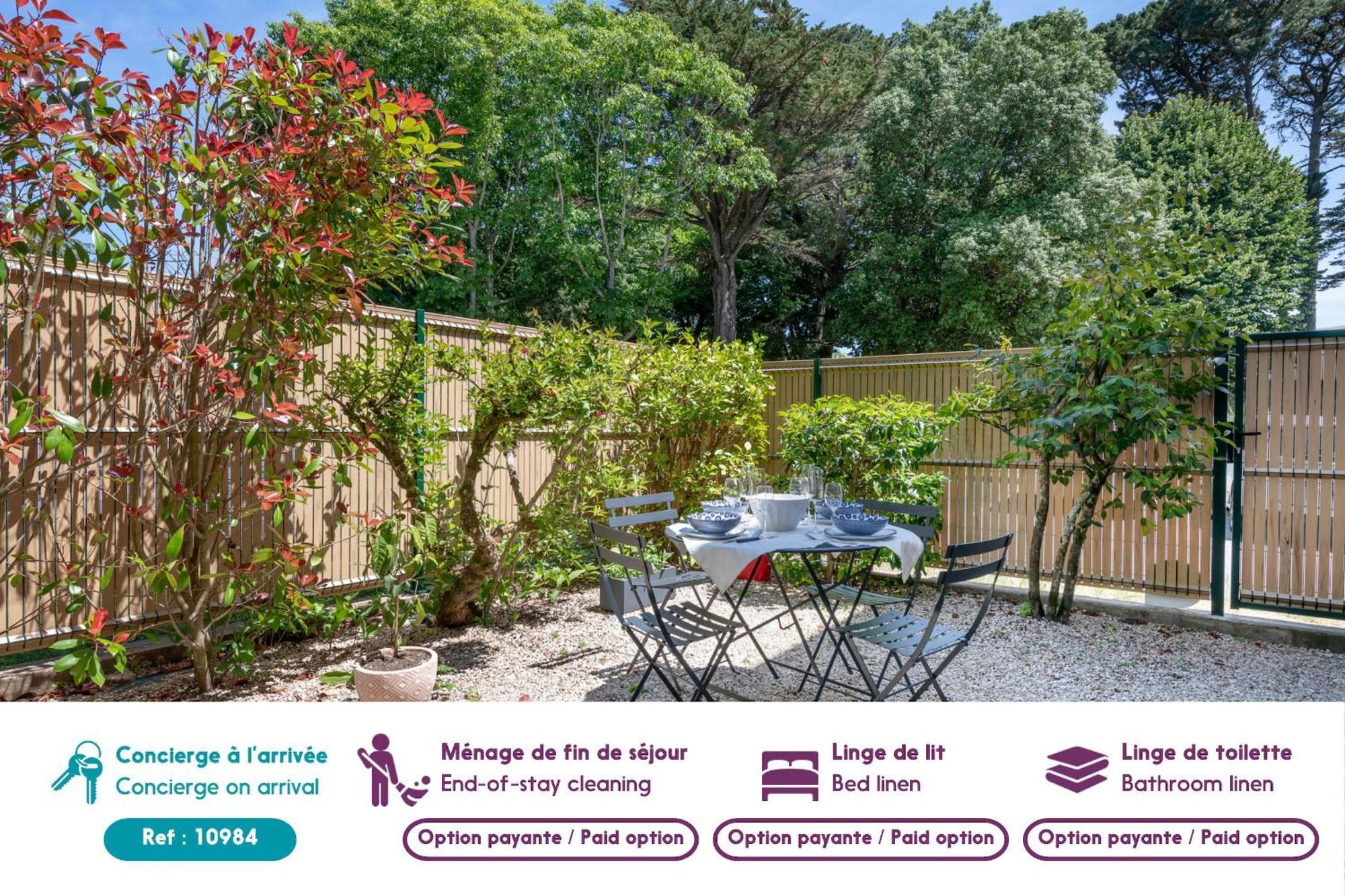 Rez-De-Jardin Pour 3 Personnes Proche De La Plage Pornic Exteriör bild